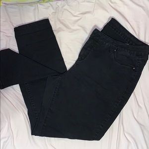 Black wash jeans